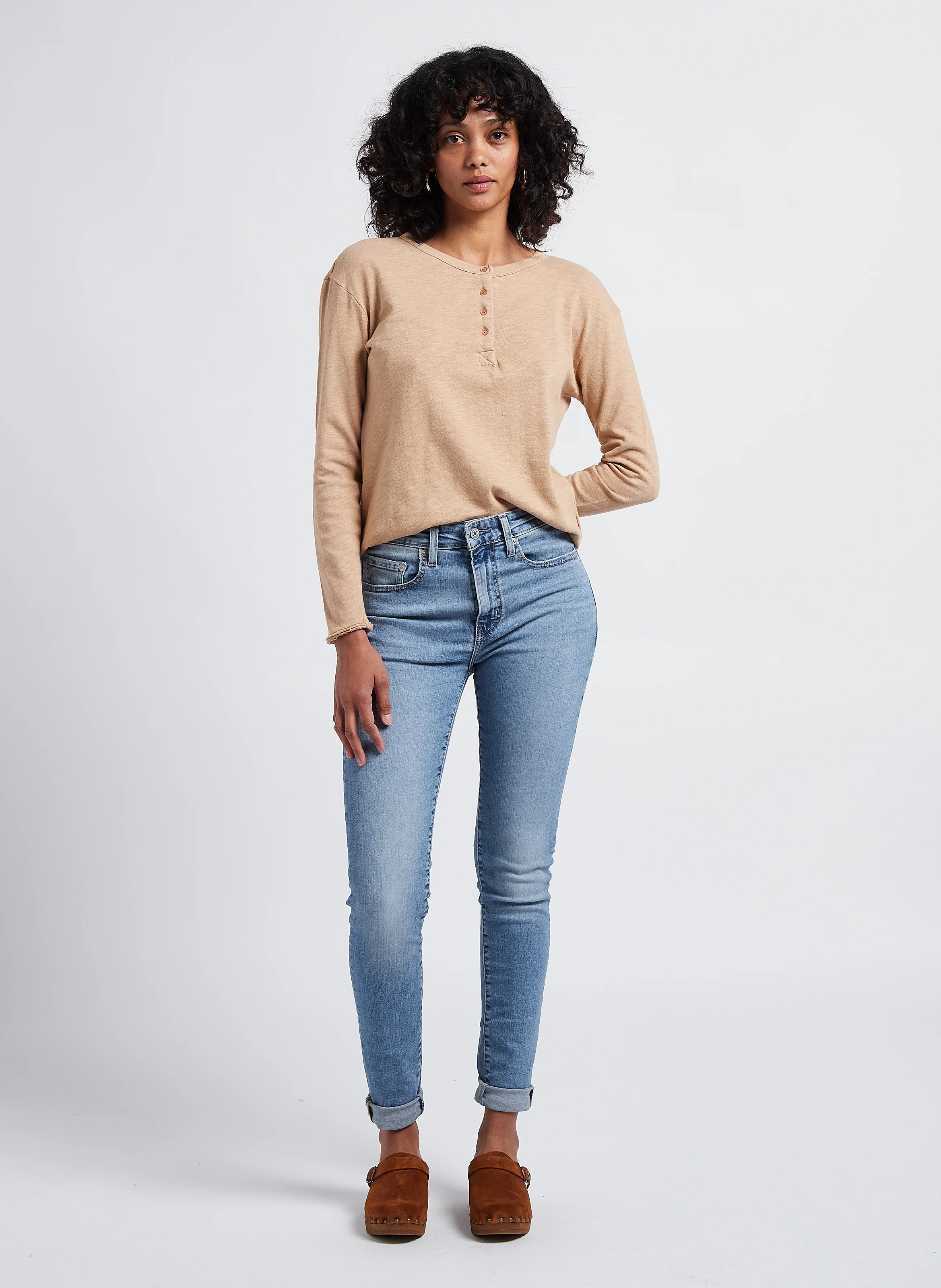 721 HIGH RISE SKINNY - Jean skinny taille haute| Jean Délavé