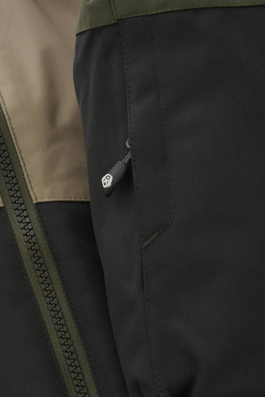 Color Kids ski-jack olijfgroen/beige