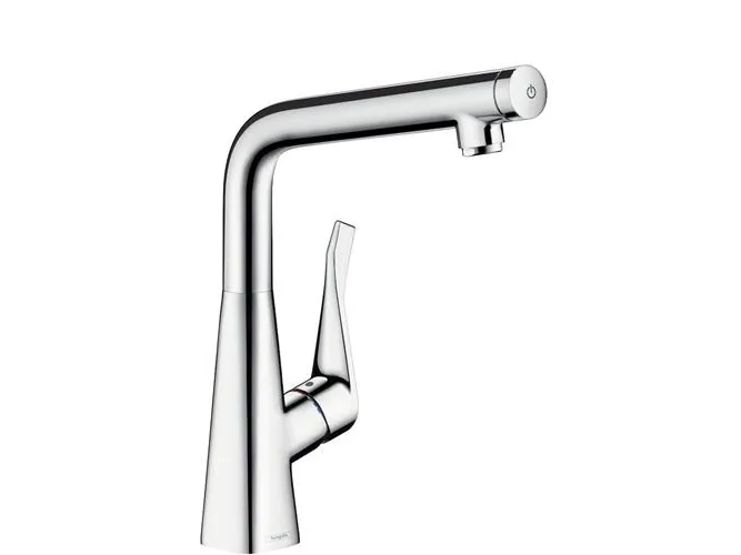 HansGrohe Metris Select køkkenarmatur med select knap