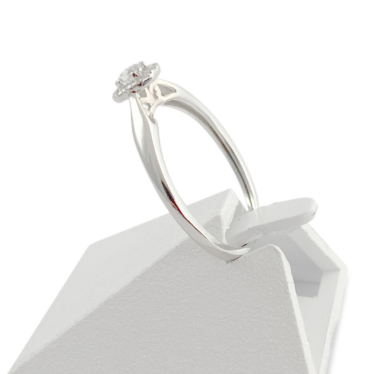 Bague d'occasion 2 ors 750 diamant