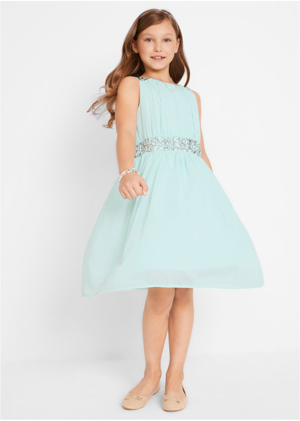 Robe de fête fille à paillettes pour fille