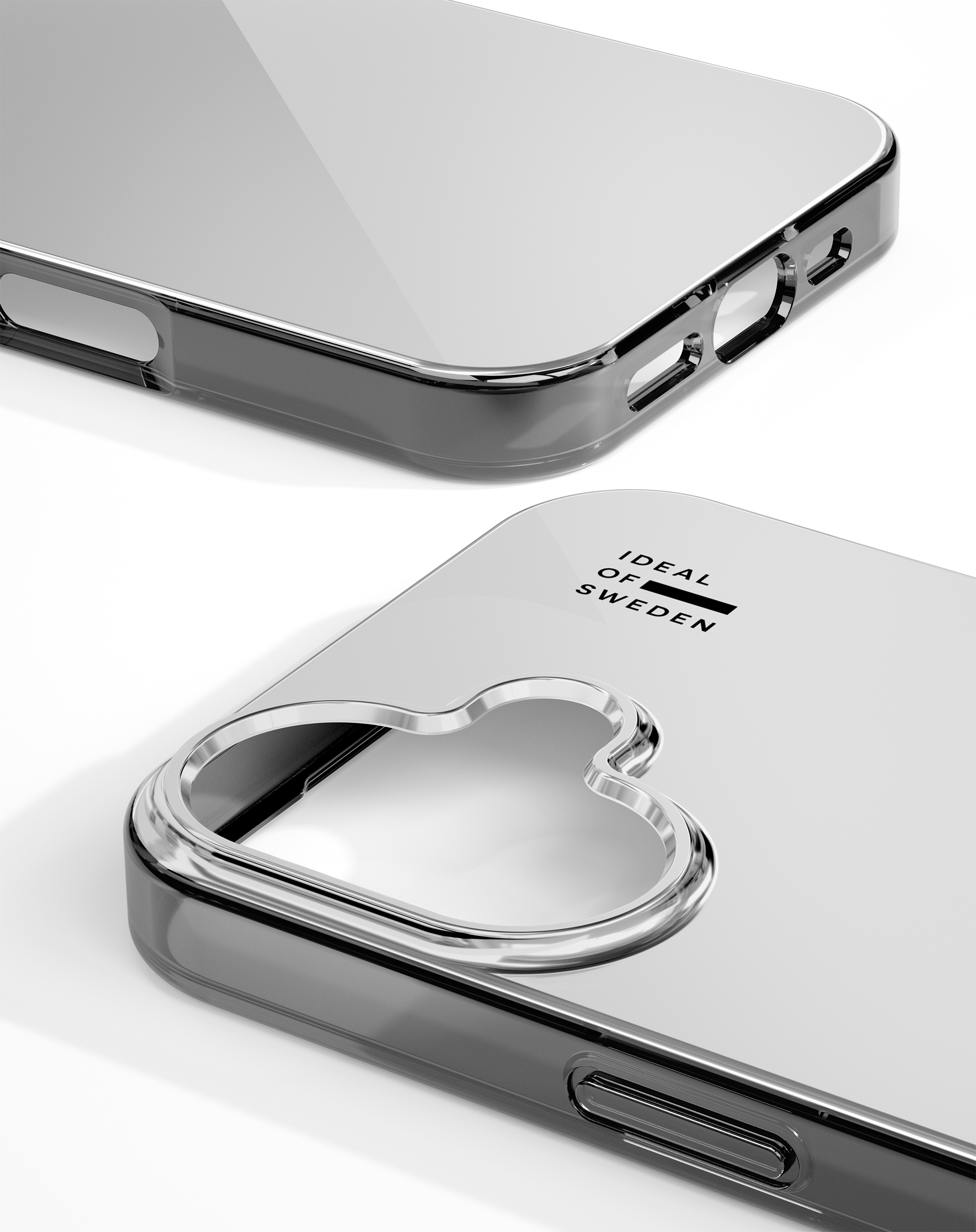 iPhone 16 MagSafe Hardcase Hülle Mirror Case Recycled (IDMRCMS-I2461-477) - Silber