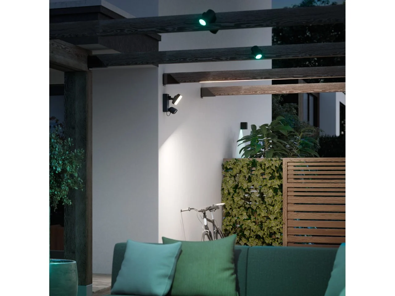 Philips Hue - 2x Secure Flodlys med Kamera EU - Bundle