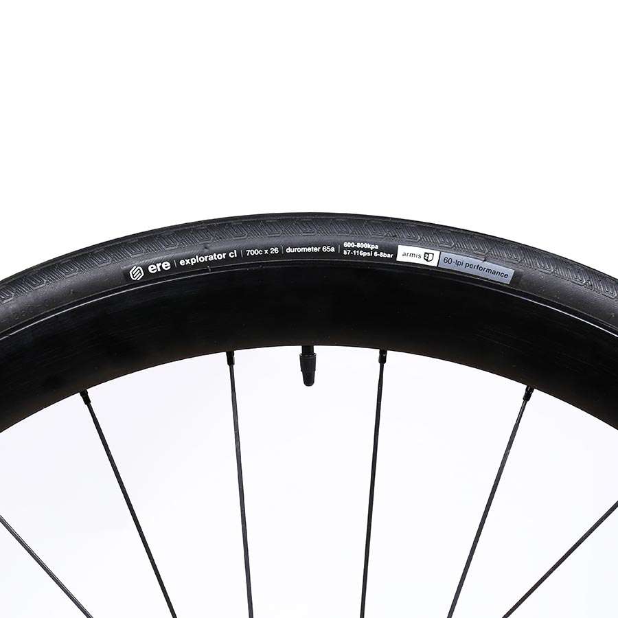 Ere Research Explorator Clincher 4 Season Racefiets Band Zwart 700x26C