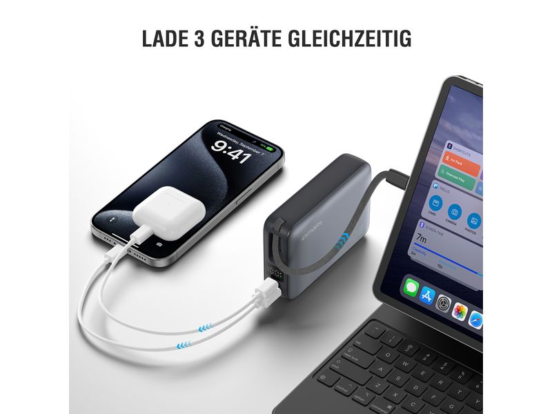 4smarts Powerbank Enterprise Compact 20000 mAh, spacegrau Powerbank Enterprise Compact 20000 mAh 45 W, spacegrau