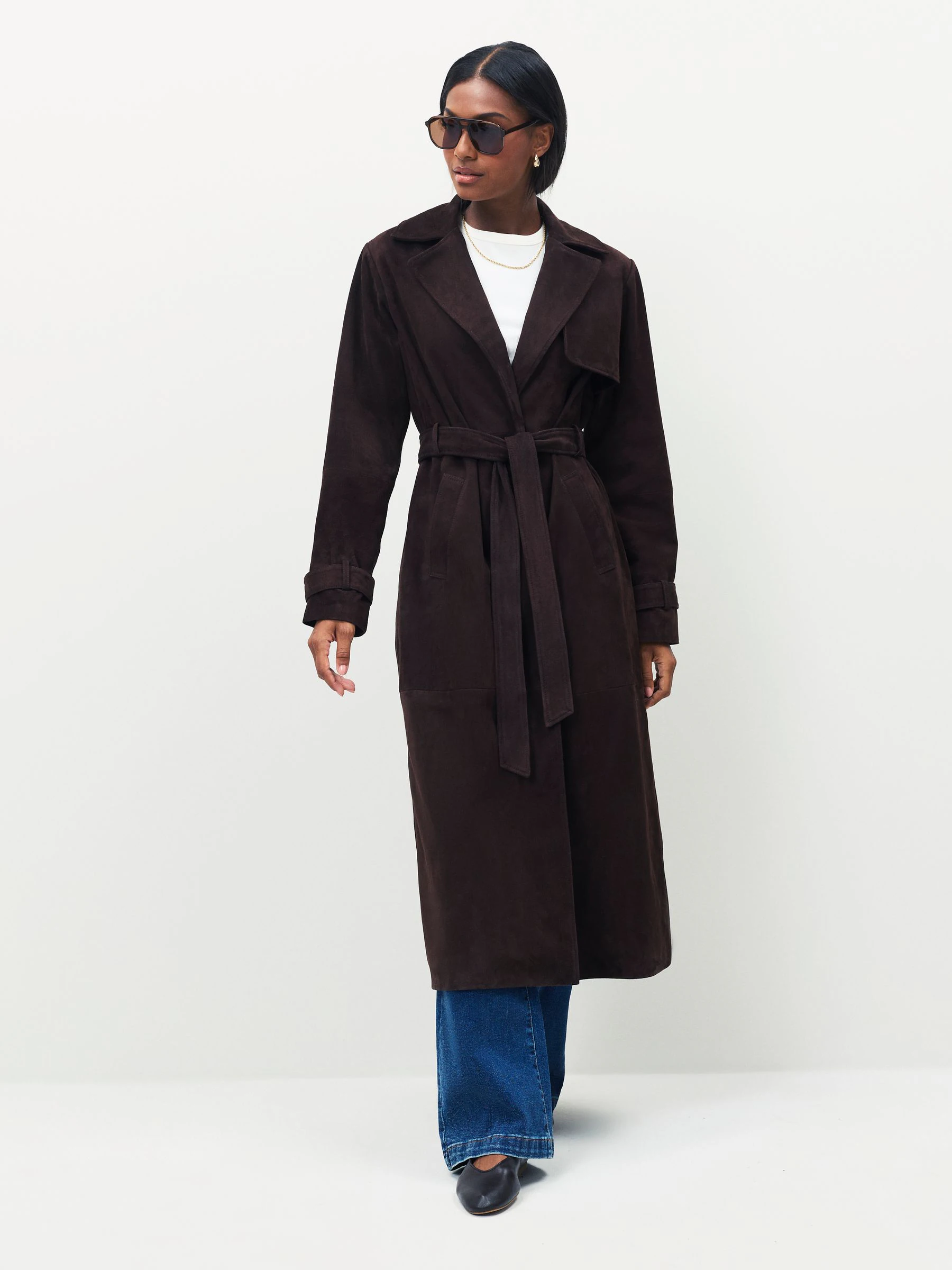 Urban Code Suede Trench Coat