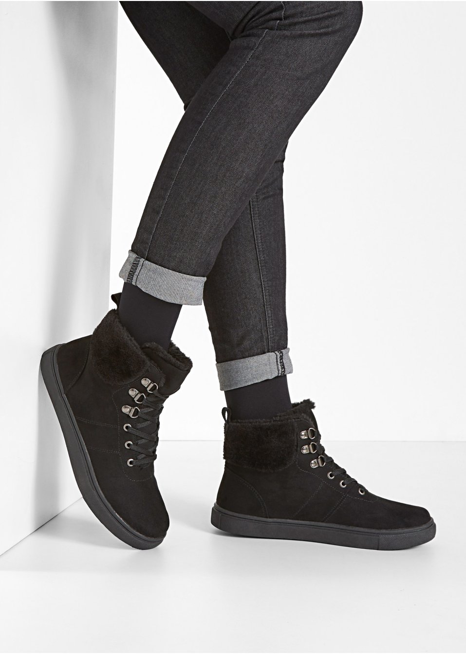Boots à lacets