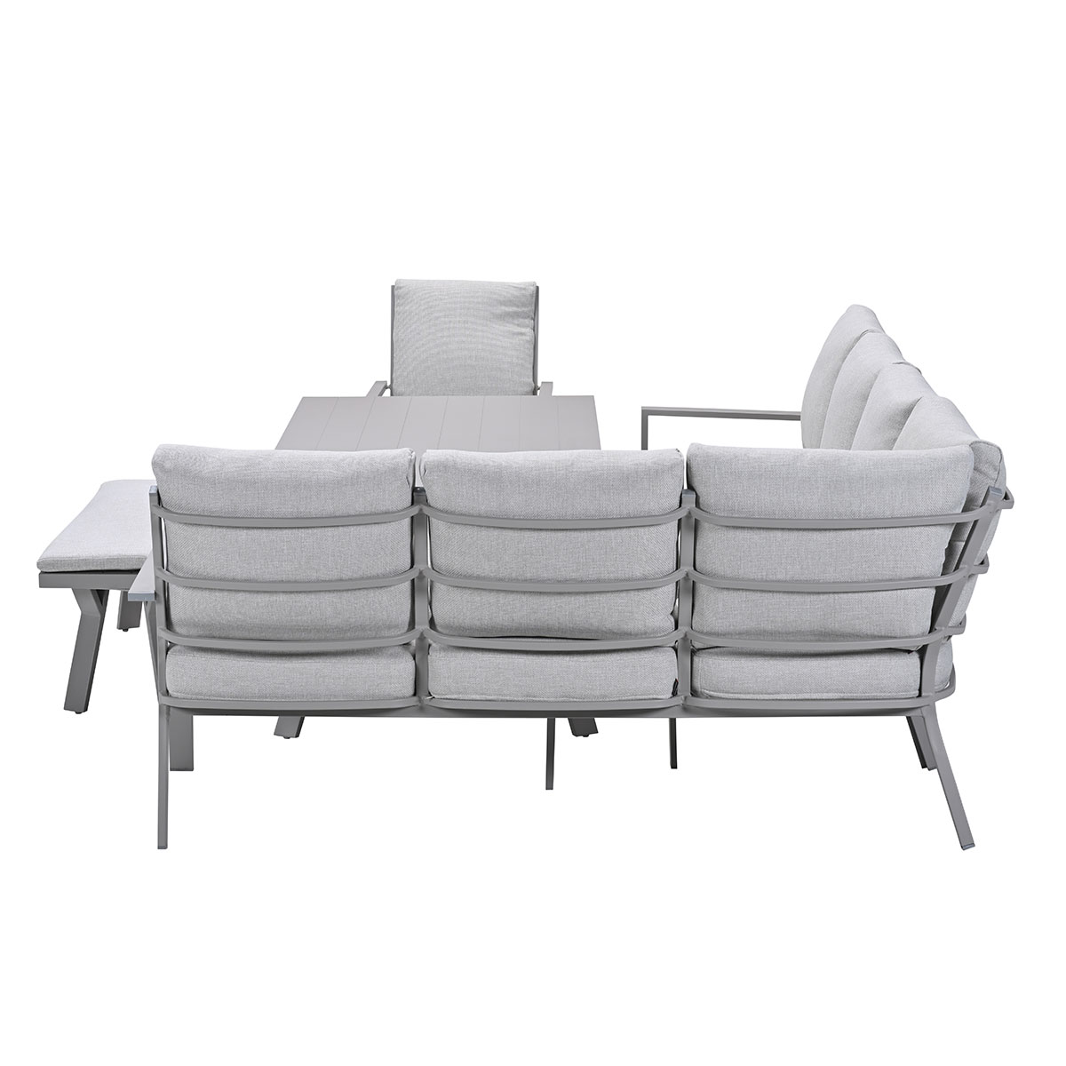 Garden Impressions Senja valley sand - 5-delige loungediningset