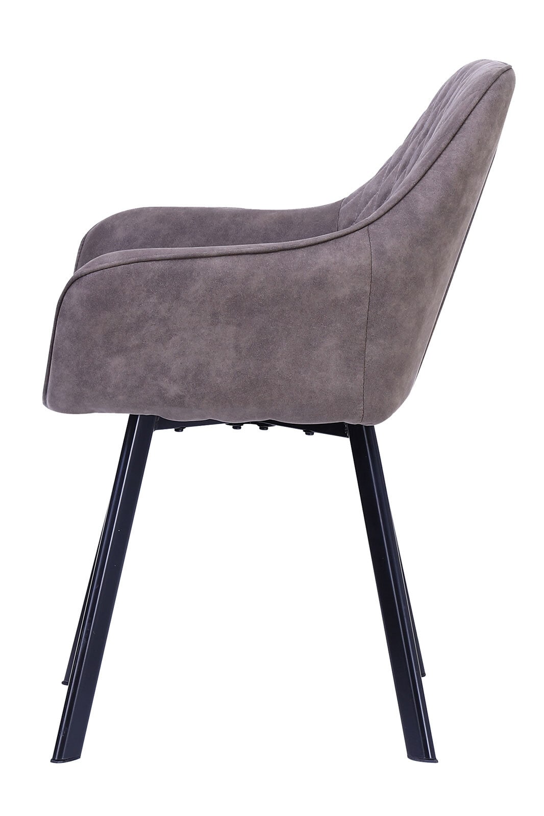 CASAVANTI Esszimmerstuhl 2er Set Mikrofaser taupe
