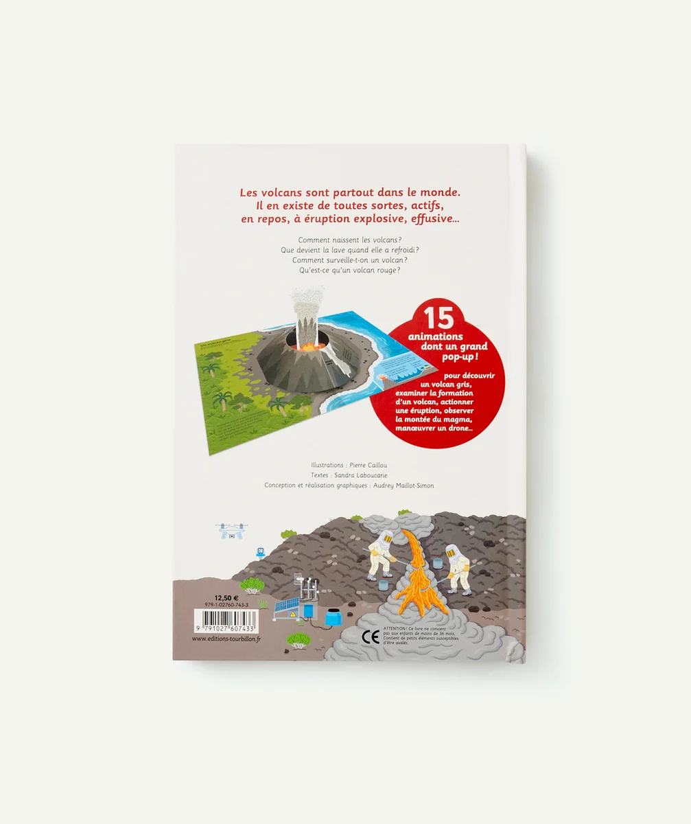 TOURBILLONLE LIVRE ANIMÉ DES VOLCANS