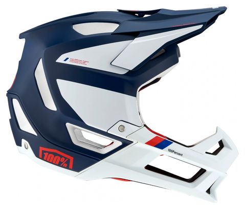 Casque Intégral 100% Trajecta Fidlock Intrepid Blanc / Bleu