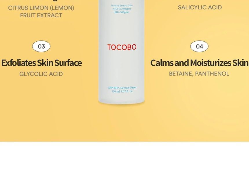 TOCOBO - AHA BHA Citroen Toner