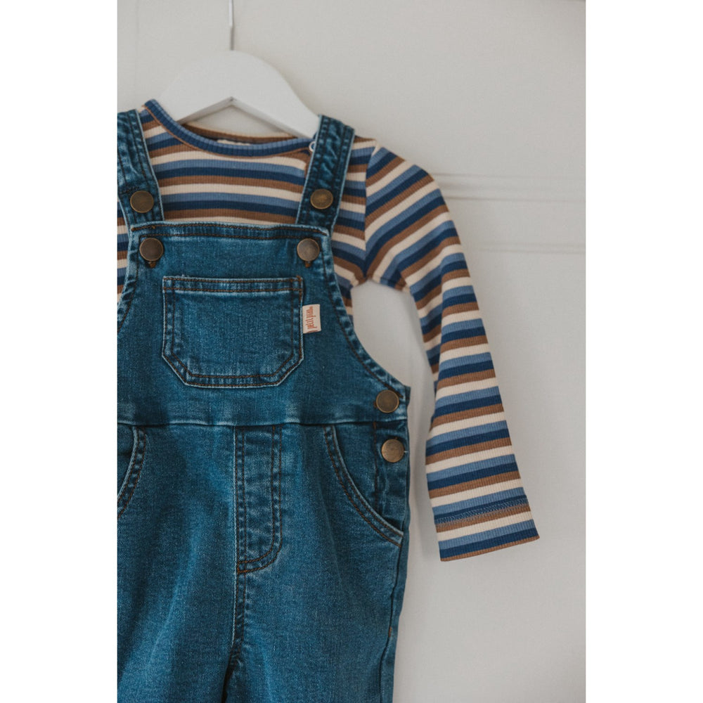 Køb Petit Piao Light Blue Denim PPElm Denim Smækbukser