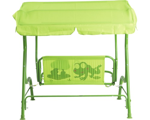 Kinderschommel Hollywood Siena Garden 77 x 117 x 107 cm Textielstof 2-zits groen