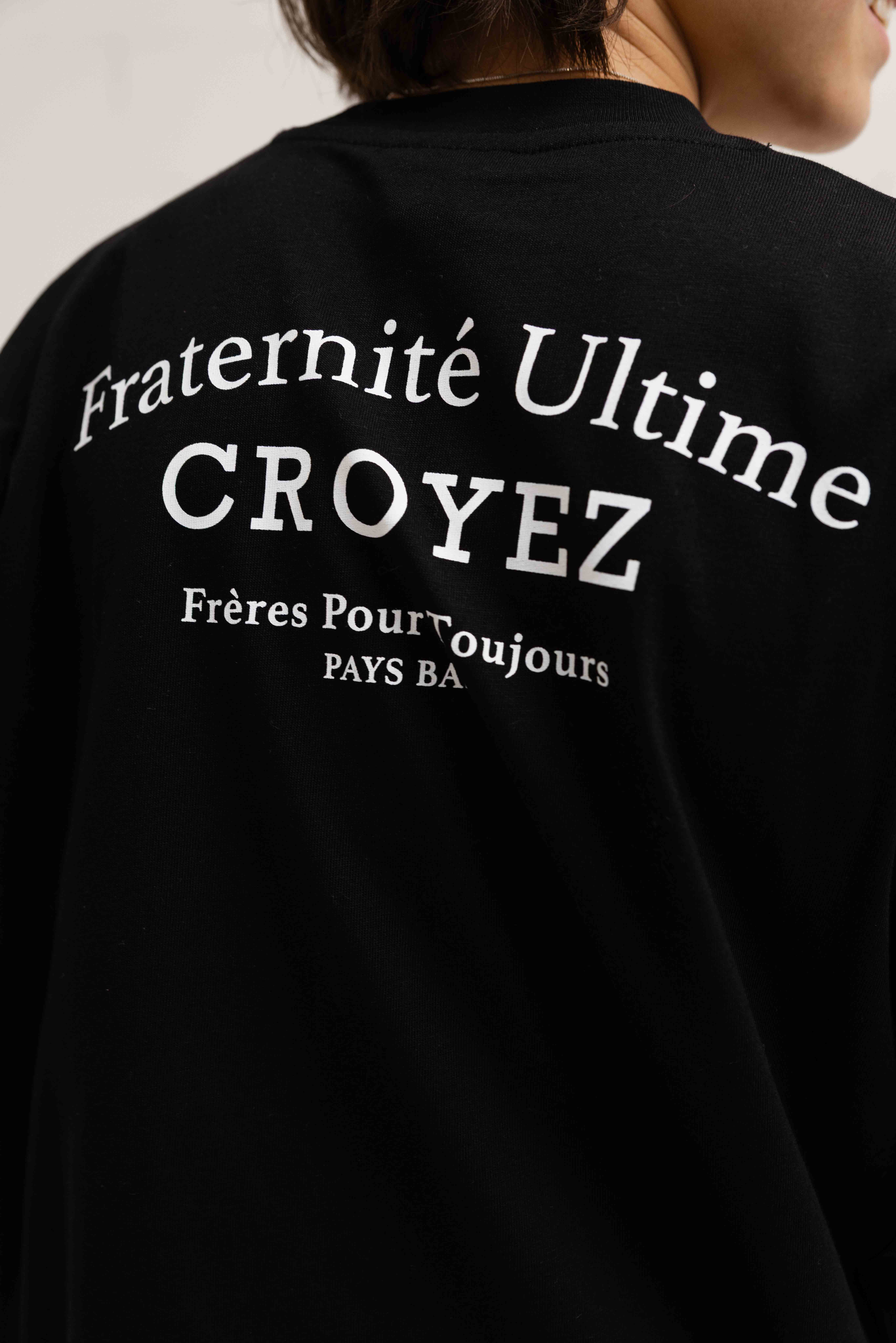 Croyez Mini Fraternité T-Shirt Kids Zwart