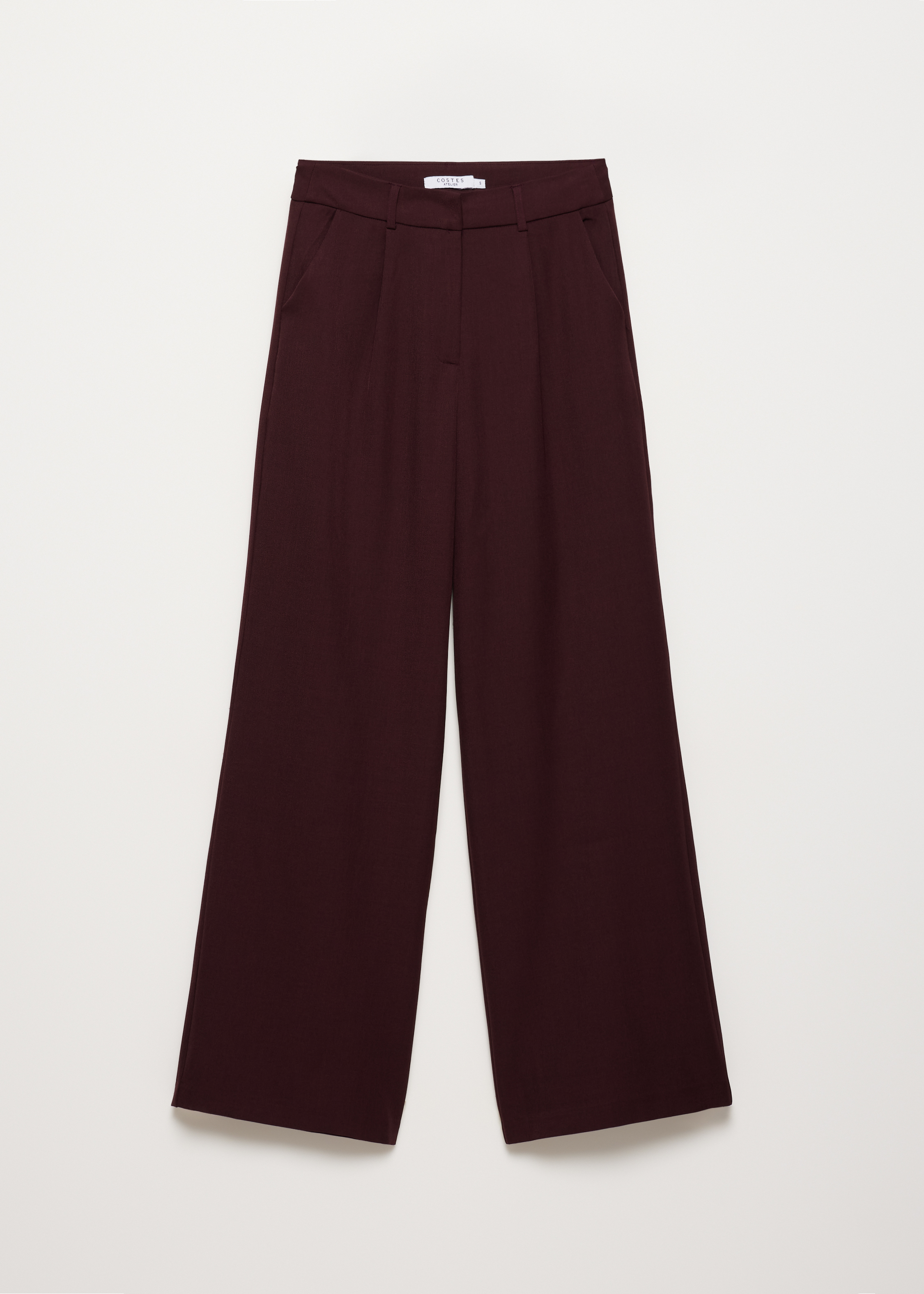 Pantalon met wide leg