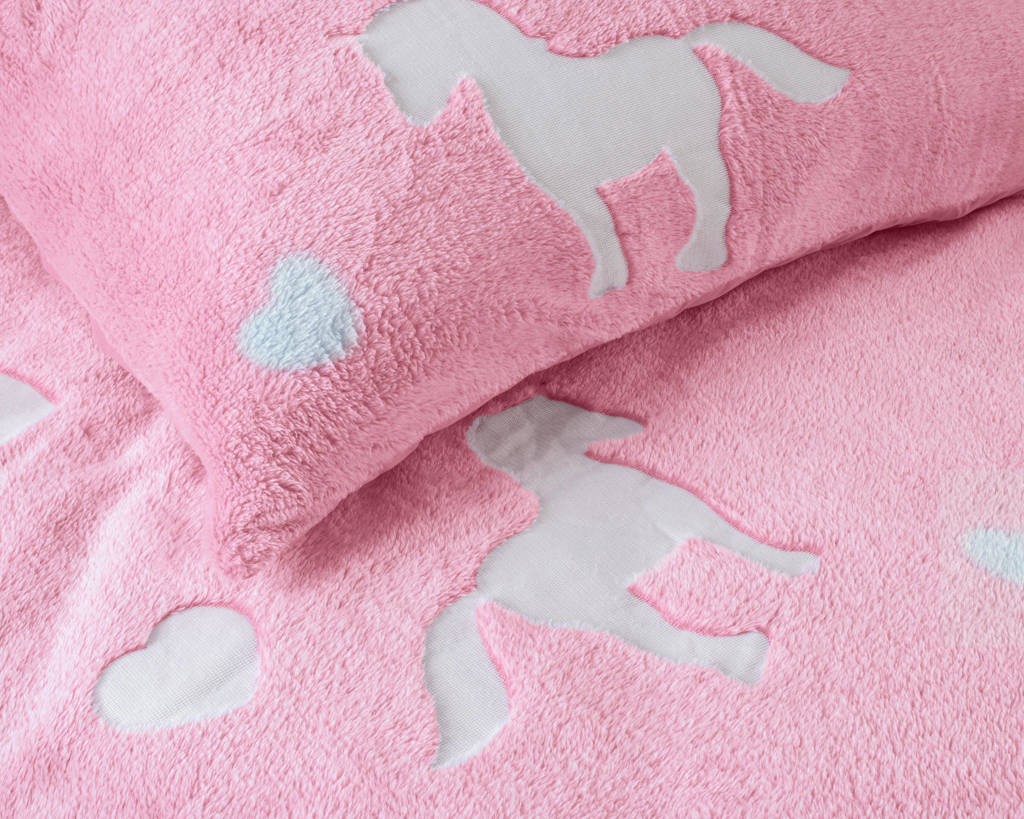 fleece dekbedovertrek 1 persoons (140x220 cm)