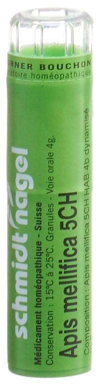 SCHMIDT-NAGEL Apis mellifica Gran 5 CH 4 g