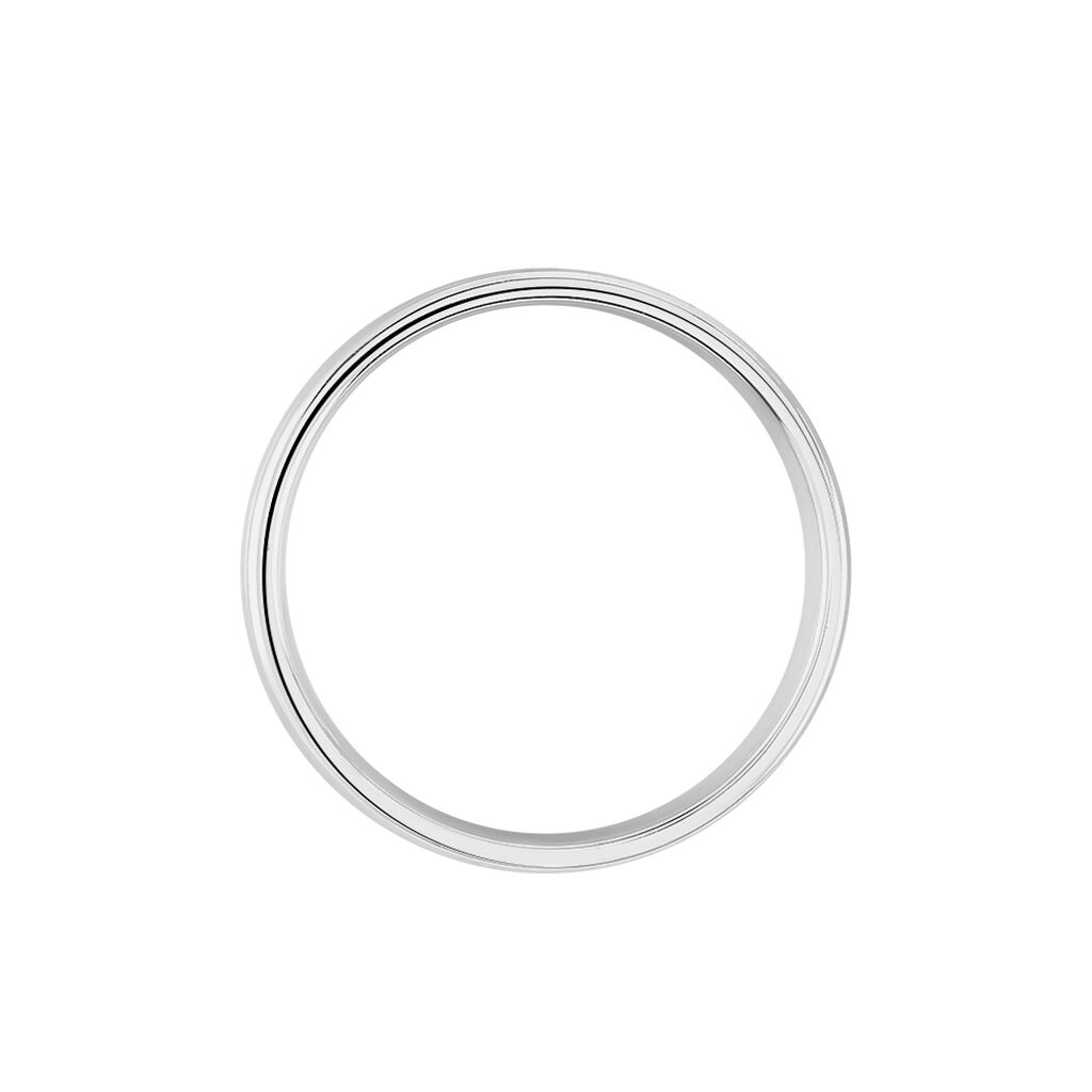 Alliance Marie-eva Ruban Plat Or Blanc