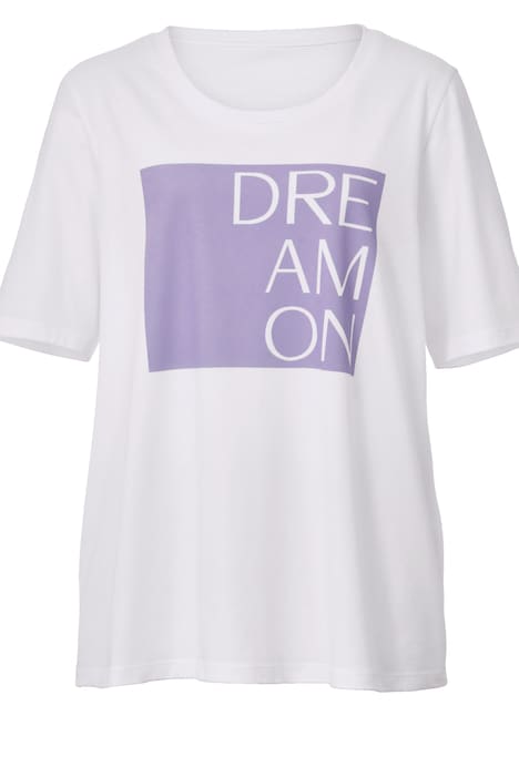 T-Shirt, Classic Fit, Pima Baumwolle, Schriftdruck