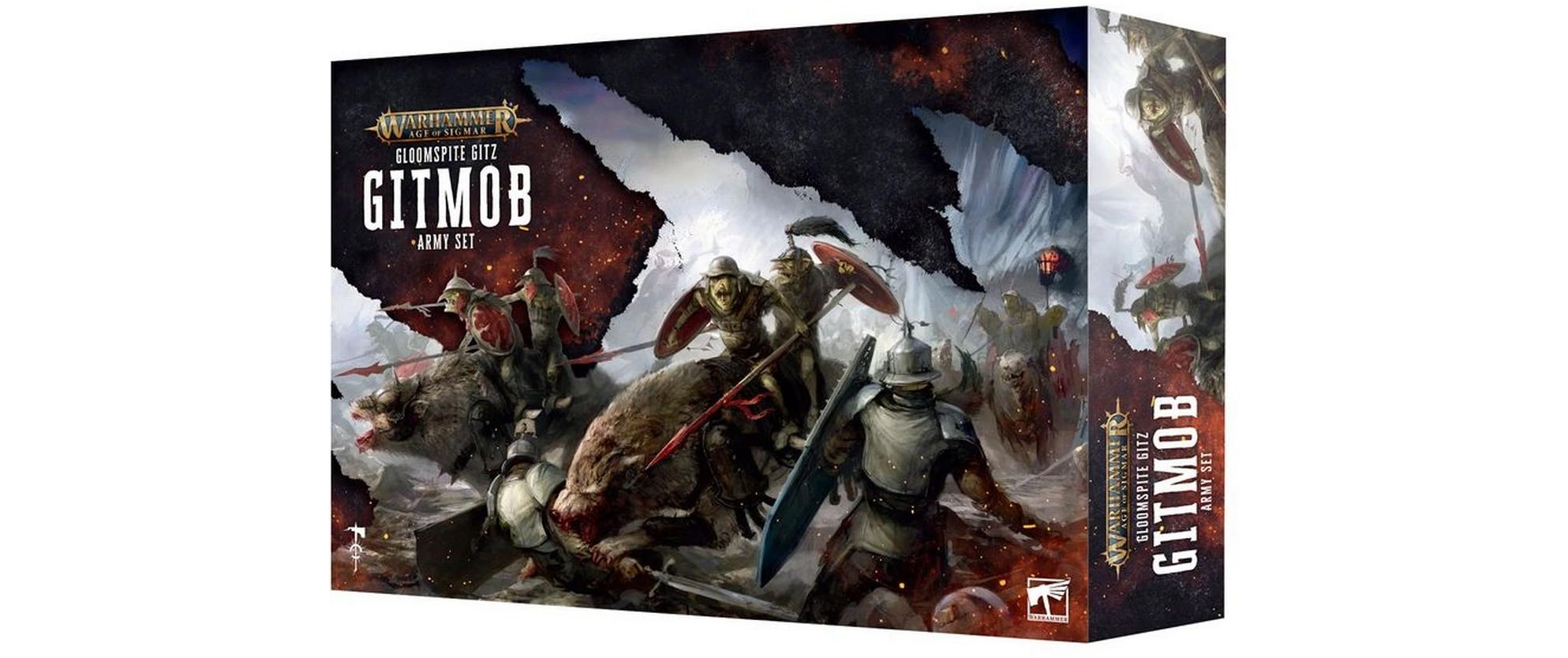 Warhammer Age of Sigmar Gitmob Armeeset, EN<br>Warhammer Age of Sigmar, Gitmob Army Set (Englisch)