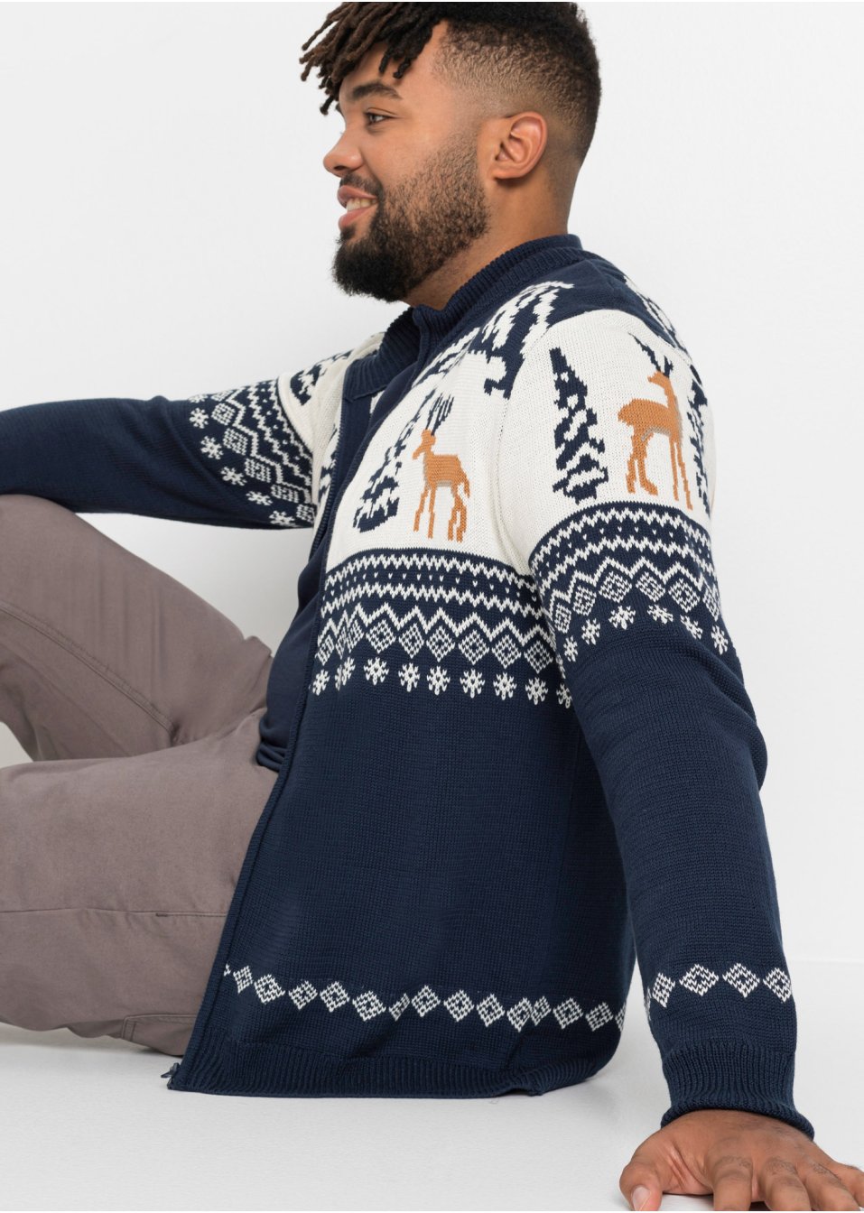 Gilet en maille norvégien