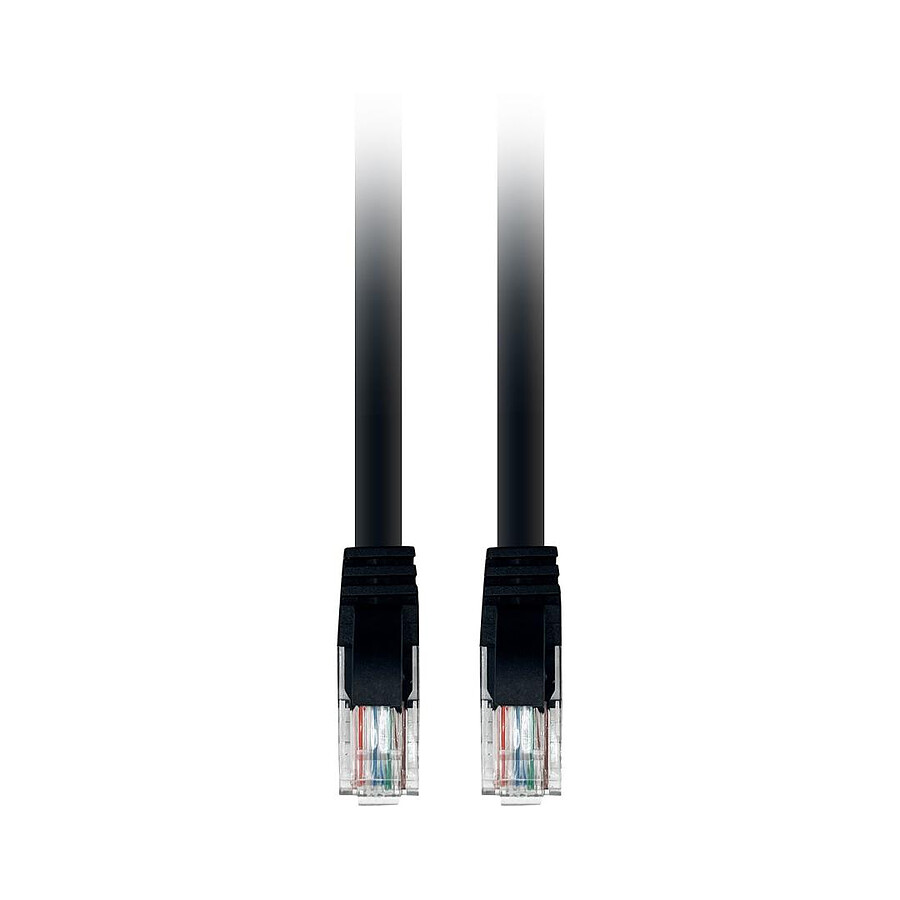 Textorm Câble RJ45 CAT 5E UTP (noir) - 1 m