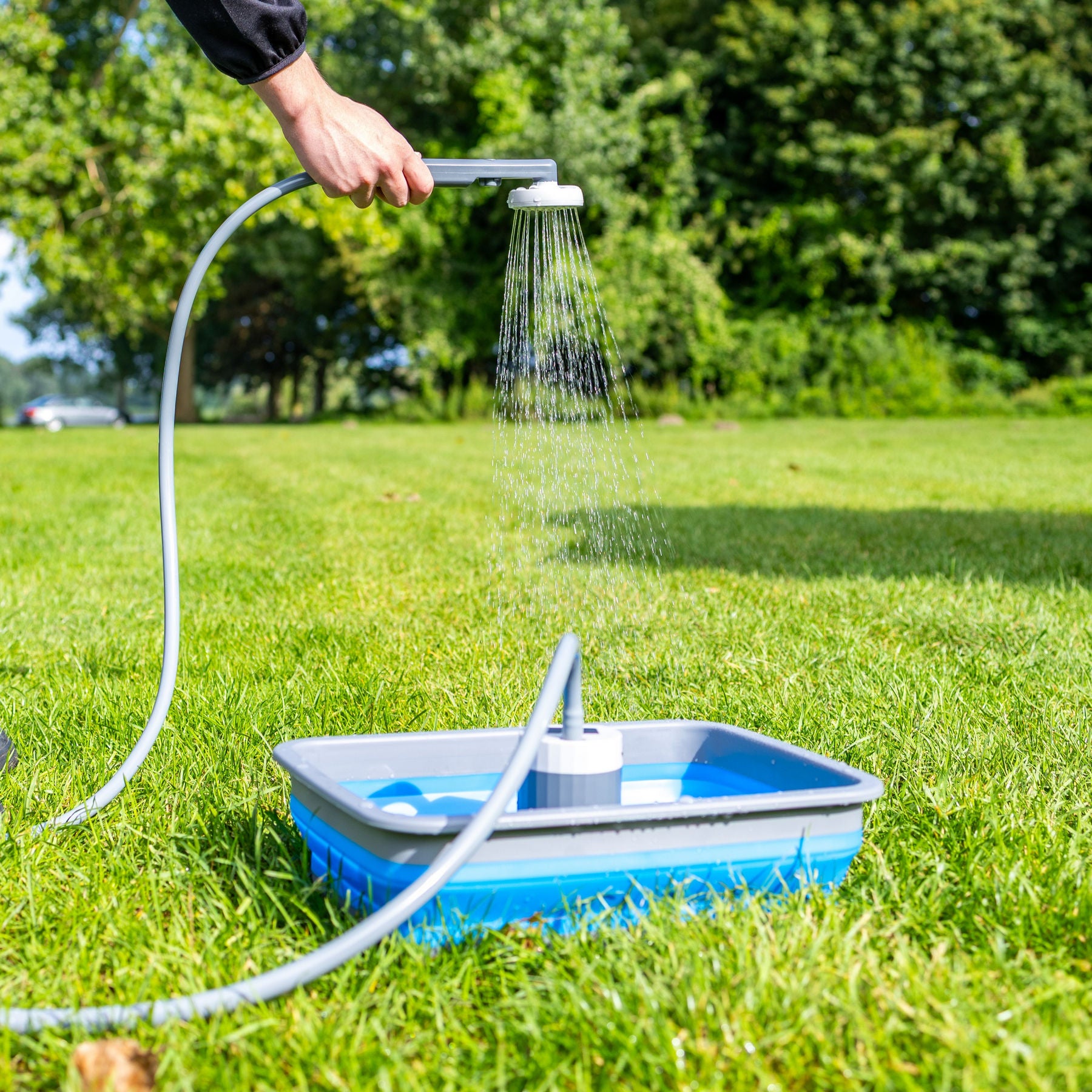 EveBase oplaadbare draagbare camping douche