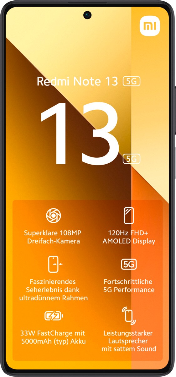 Xiaomi Redmi Note 13 5G 8GB+256GB graphite black