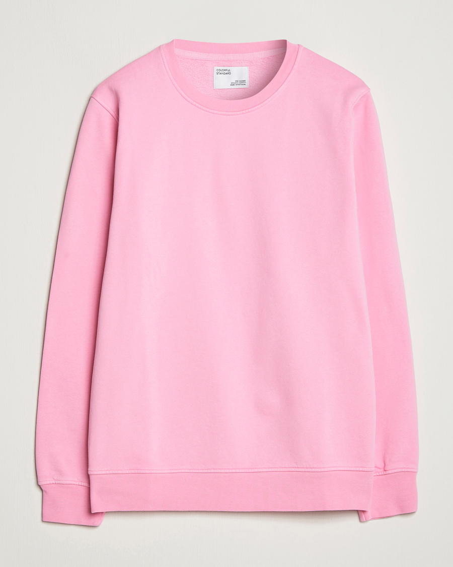 Colorful Standard Classic Organic Crew Neck Sweat Flamingo Pink