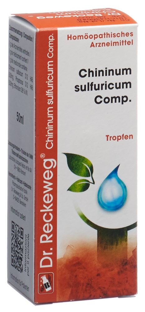 RECKEWEG R191 Chininum sulfuricum Comp.<br>50 ml, Tropfen