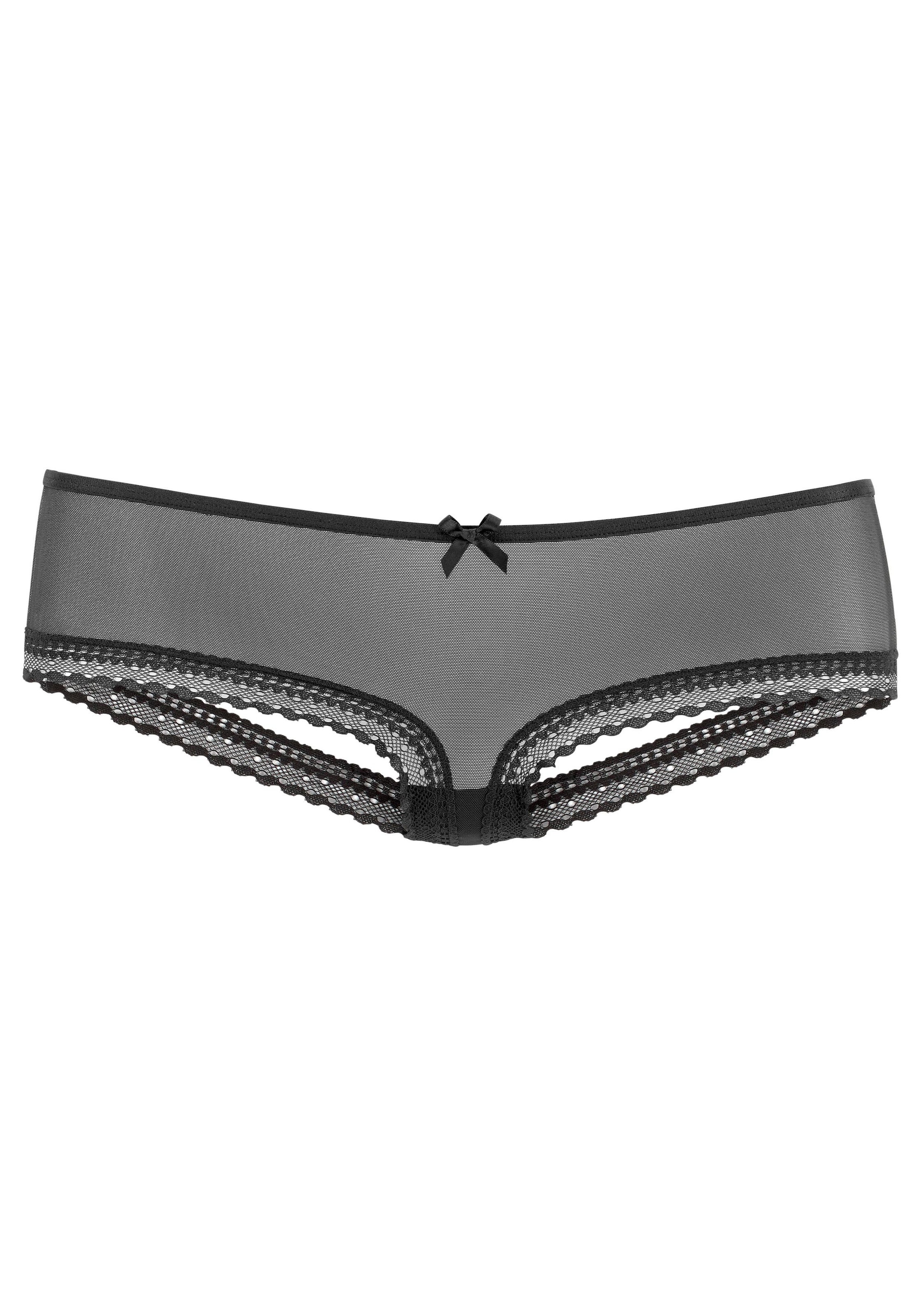 petite fleur gold Panty-Ouvert , aus transparentem Tüll