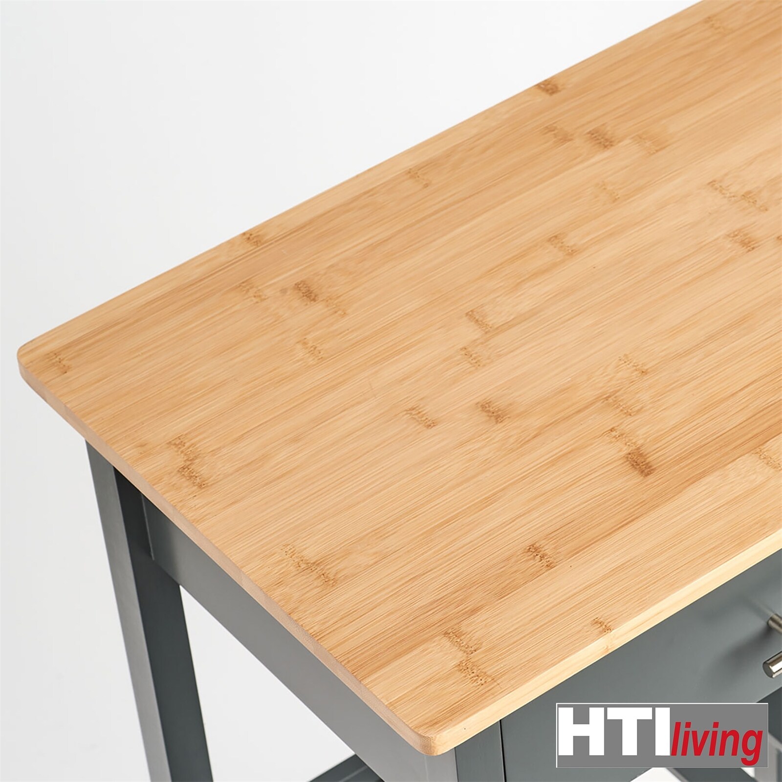 HTI-Living Küchenrollwagen MDF/Bambus