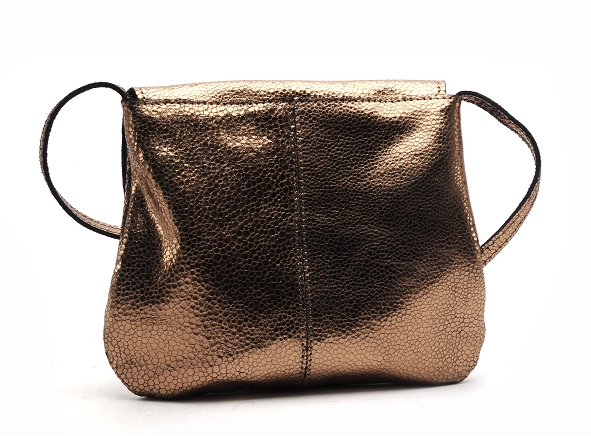 Pieces ville accessoires pctotally large leather party bag noos bronze