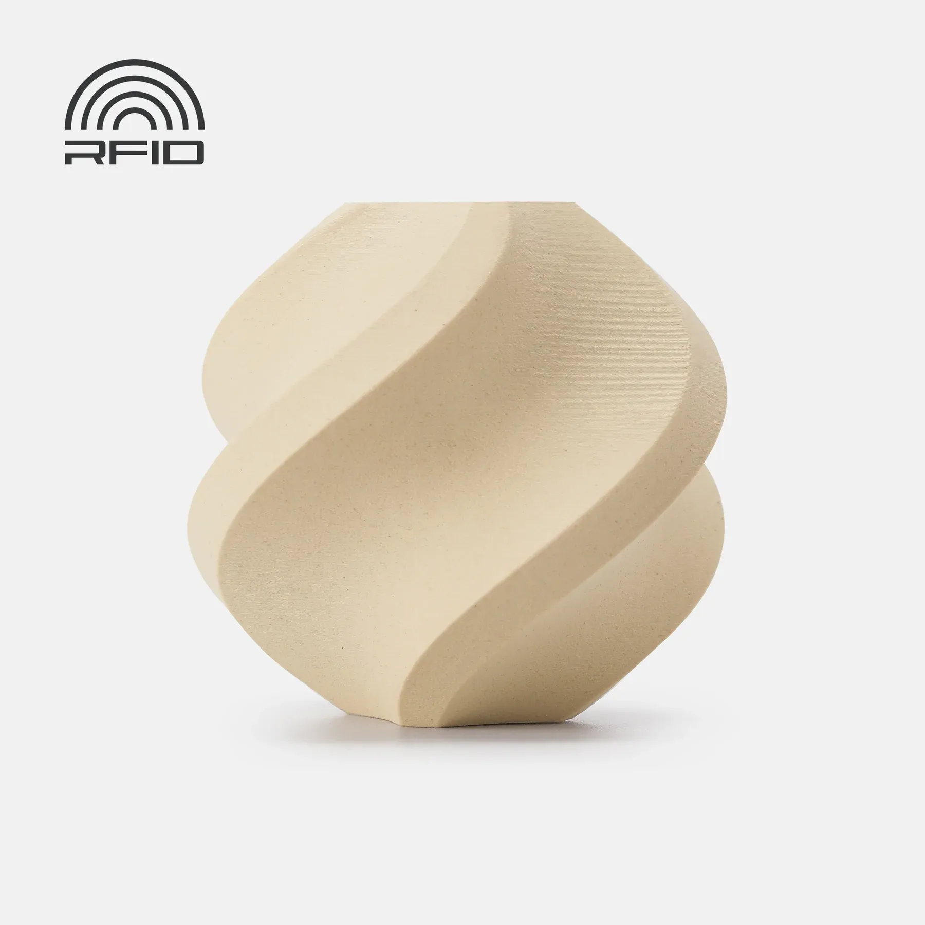 Bambu Lab  PLA Wood White Oak, Spule (1.000 g)    Hochwertiges PLA mit Holzpulver in White Oak