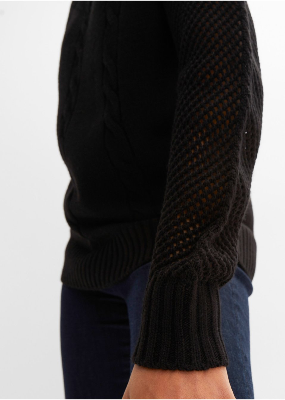 Pull avec effet résille