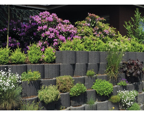Plantenring LusoFlor® antraciet 48 cm x 38 cm x 30 cm
