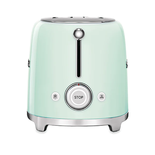 Toaster 2 tranches vert d'eau 950 W TSF01PGEU Smeg