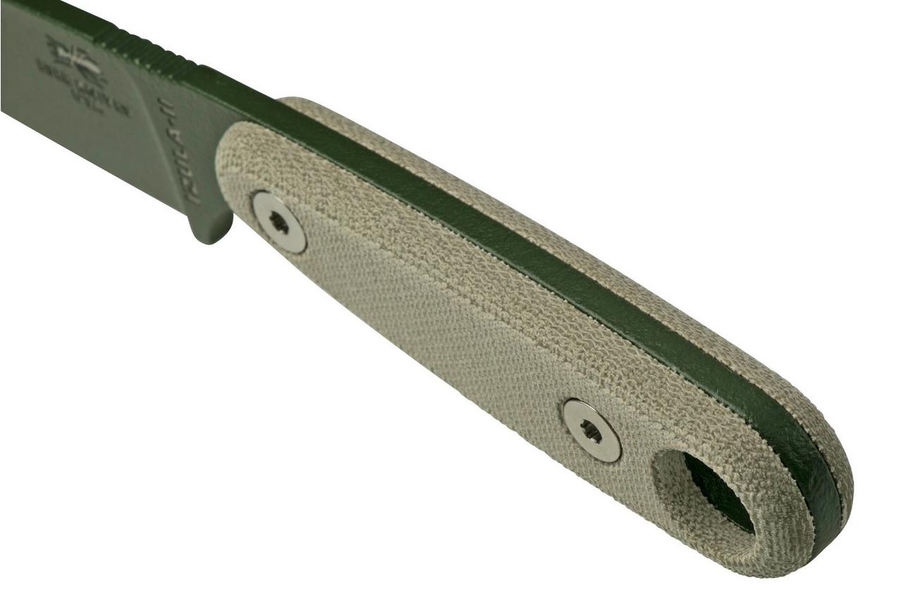 ESEE Izula II OD Green IZULA-II-OD survivalmes met zwarte schede   riemclip