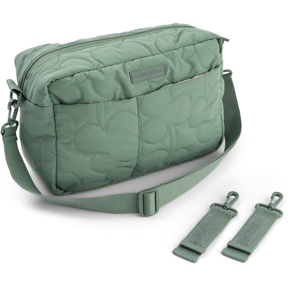 Køb DonebyDeer Green Quiltet Barnevognstaske