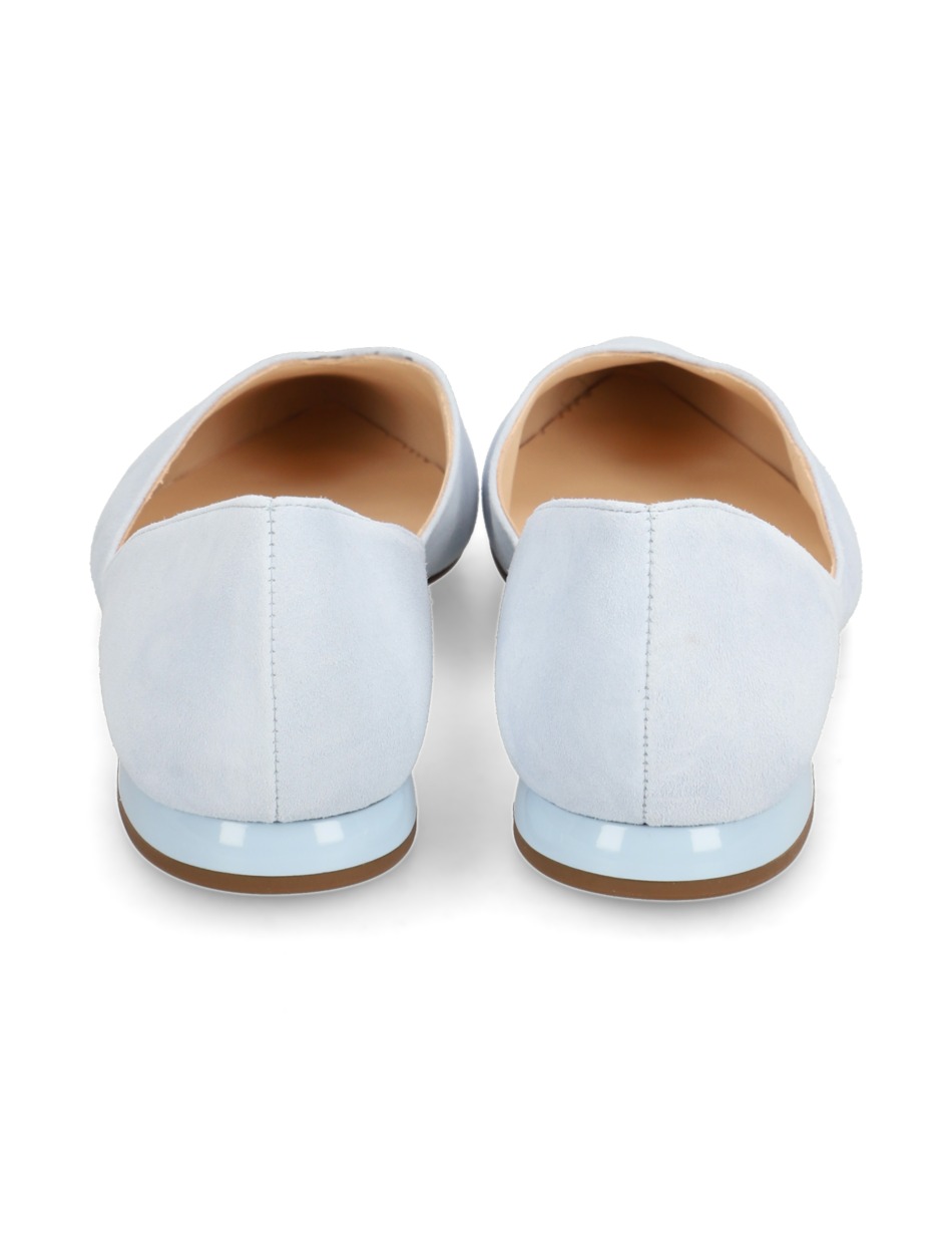 Veloursleder Ballerina