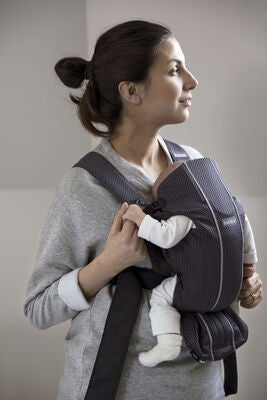 BabyBjörn Mini Bæresele 3D Mesh, Anthracite