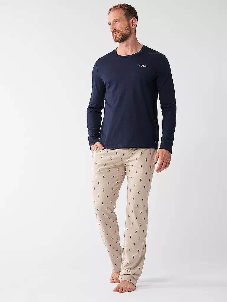 POLO RALPH LAUREN Pyjama Hose  hellgrau