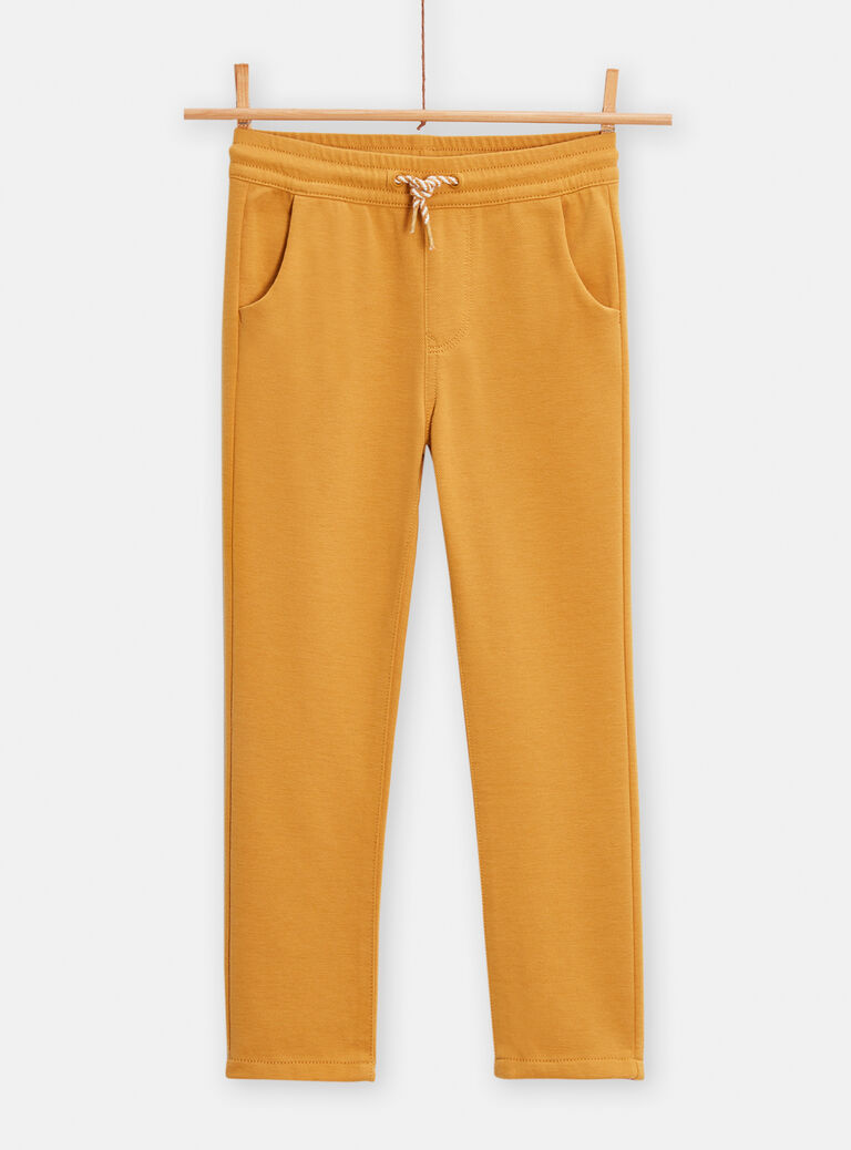 Pantalon moutarde uni pour garçon