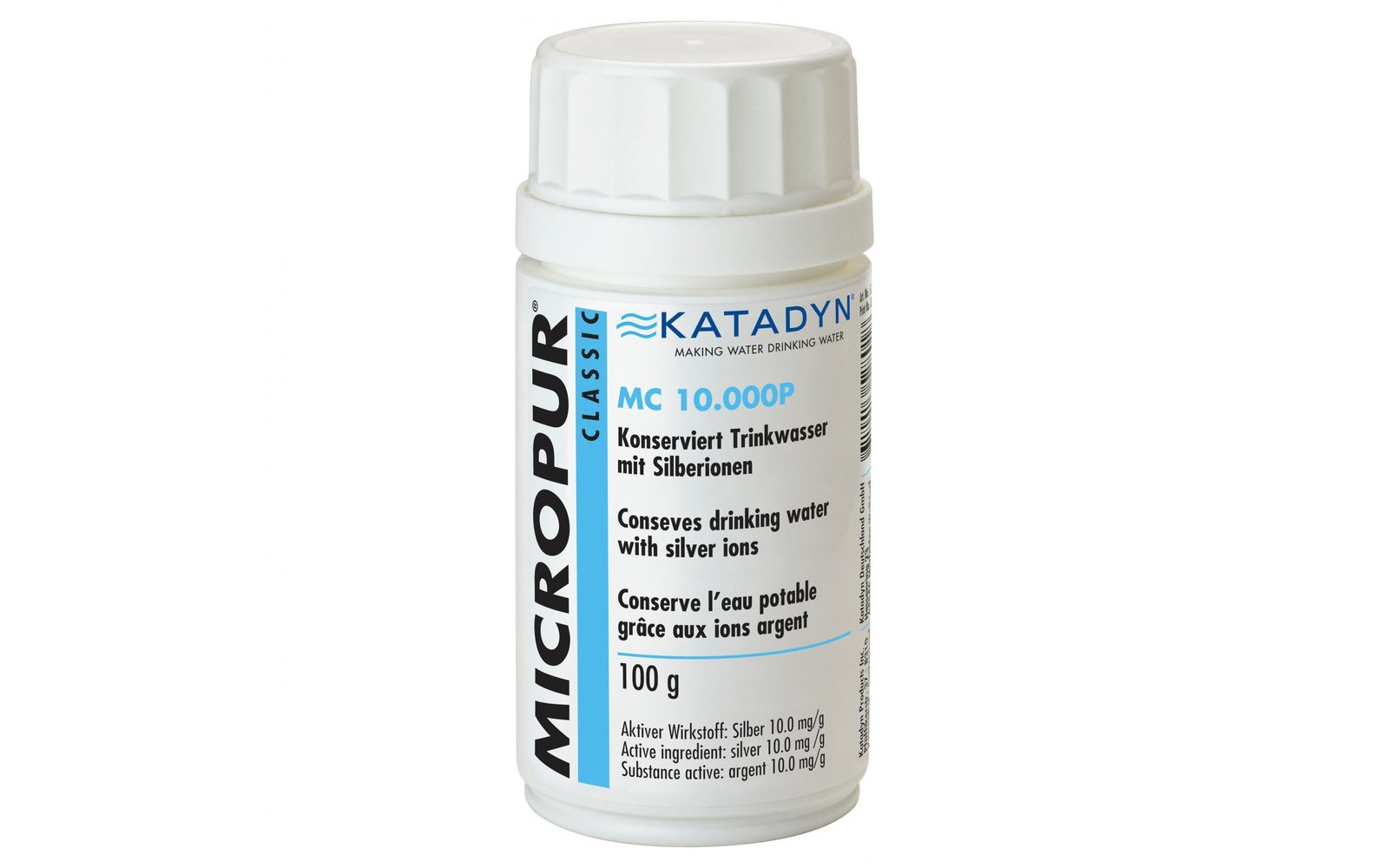 Katadyn Micropur Classic MC 10.000P Pulver Wasserentkeimung 100 g