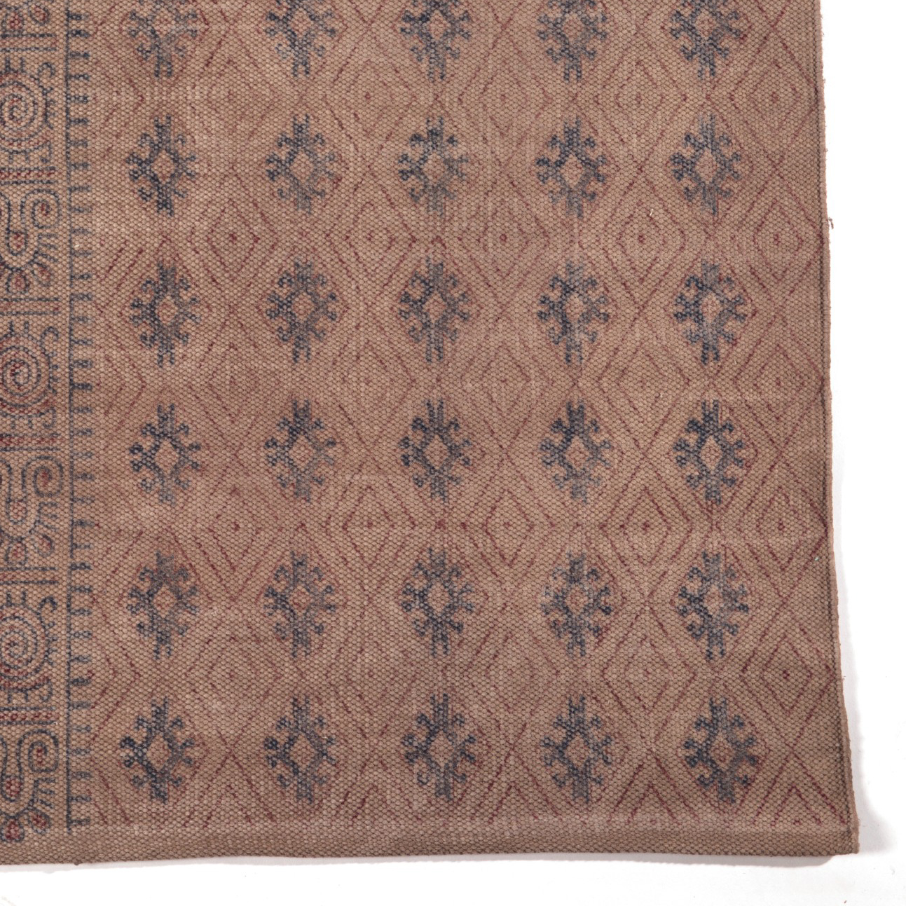 Teppich 'Silvassa', handbedruckt, L 200 cm, B 140 cm von fischer's lagerhaus