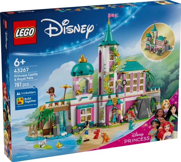 LEGO Disney 43267 Prinsesseslot og royale kæledyr