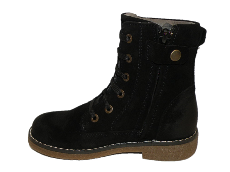 Bo-Bell Fudge zwart suede