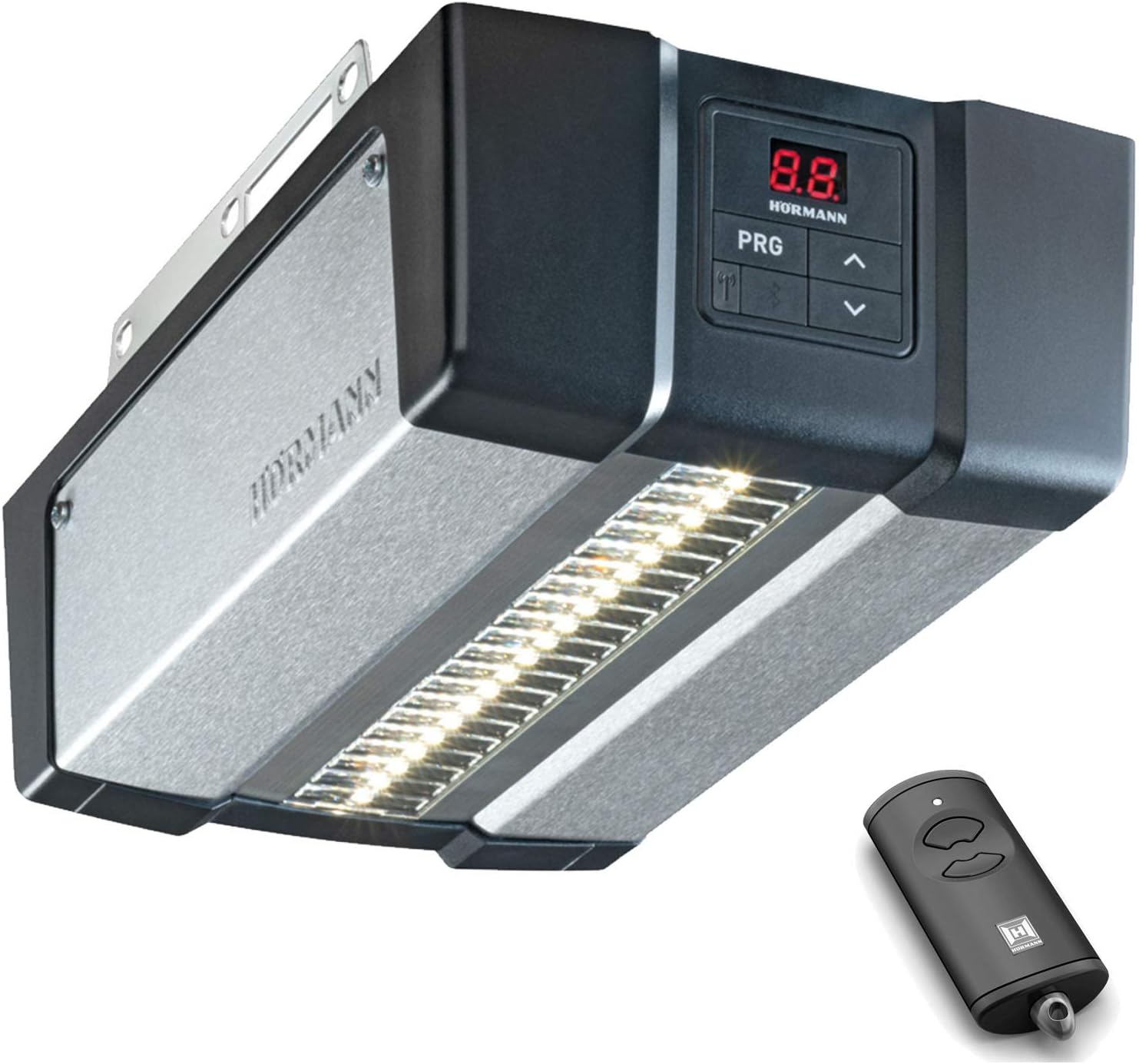 Hörmann Garagentorantrieb Supra Matic E Serie 4 (Toröffner, inkl. Handsender HSE 4,Anschlussleitung, Torbreite 5500 mm/Torblattfläche max. 13,75 m²) 4510307, grau