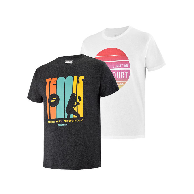 Tee-shirt tennis Exercise Message
